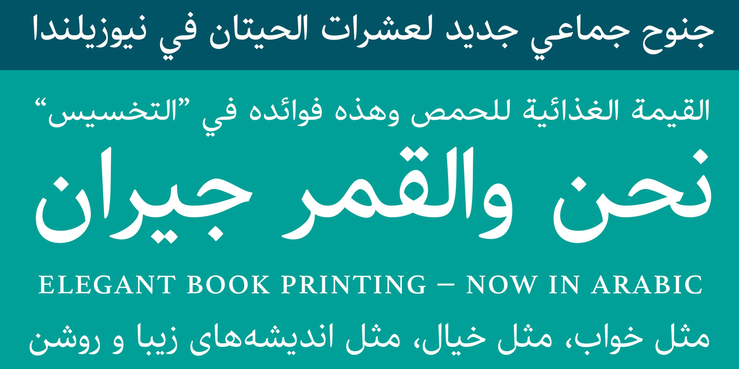 Example font Athelas Arabic #5